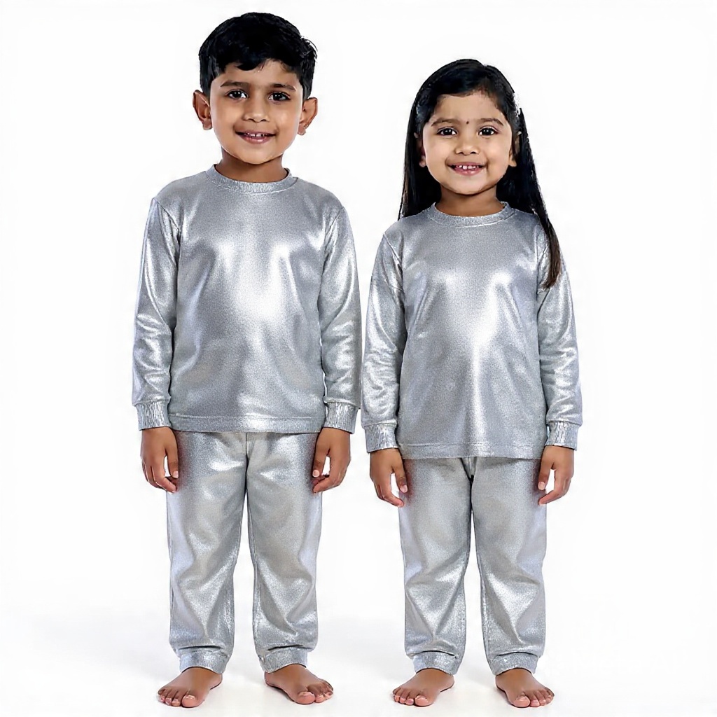Silver Metallic Tracksuit
